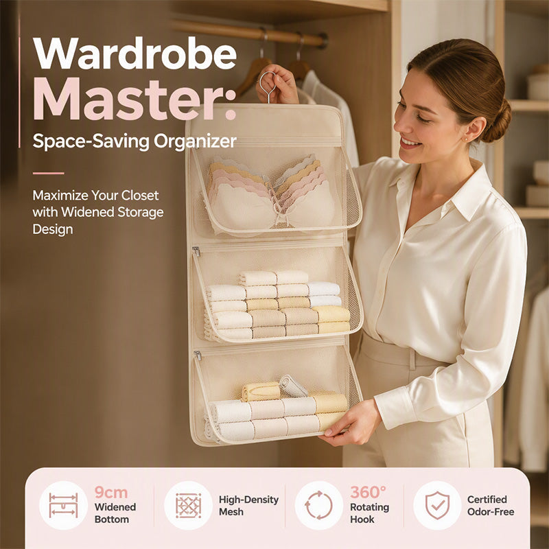 Multi-Layer Mesh Storage Hanging Bag
