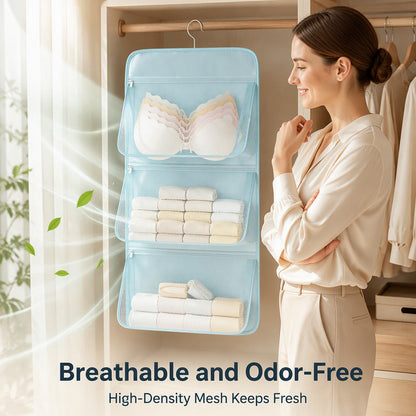 Multi-Layer Mesh Storage Hanging Bag