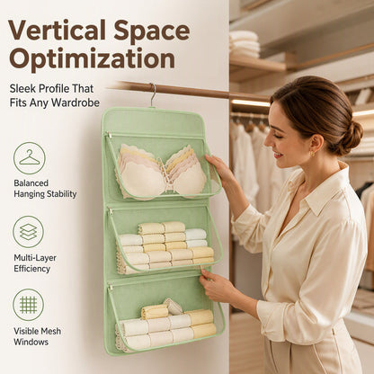 Multi-Layer Mesh Storage Hanging Bag