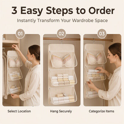 Multi-Layer Mesh Storage Hanging Bag