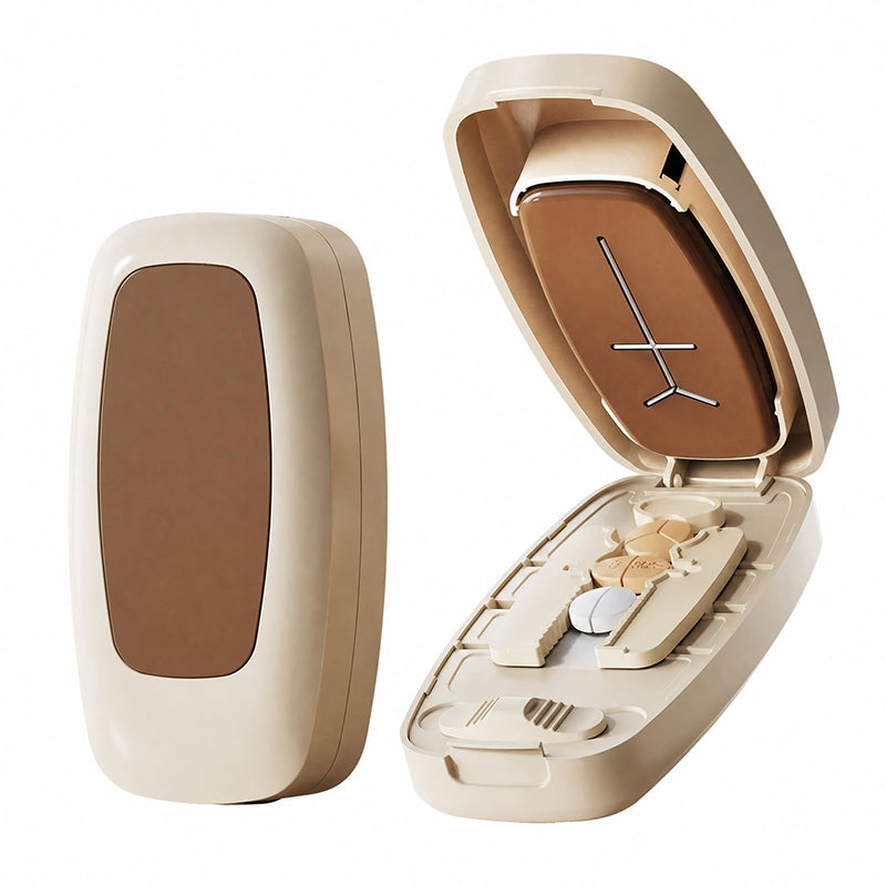 💊 Portable Pill Cutter for Halves & Quarters