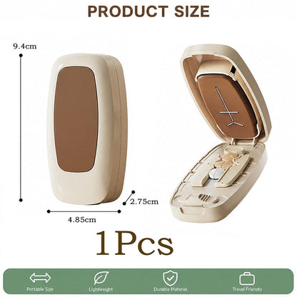 💊 Portable Pill Cutter for Halves & Quarters