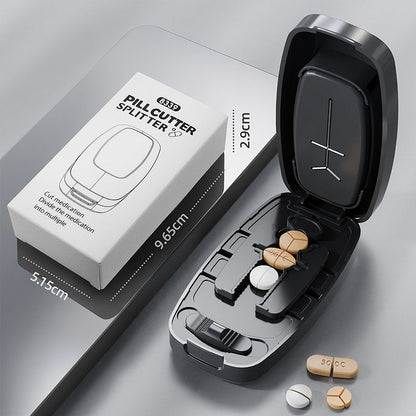 💊 Portable Pill Cutter for Halves & Quarters