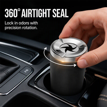🛡️Rotating Car Ashtray with Ceramic Inner Liner