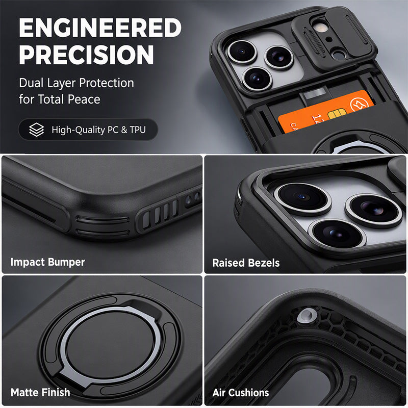 Shockproof Phone Case with Card Holder