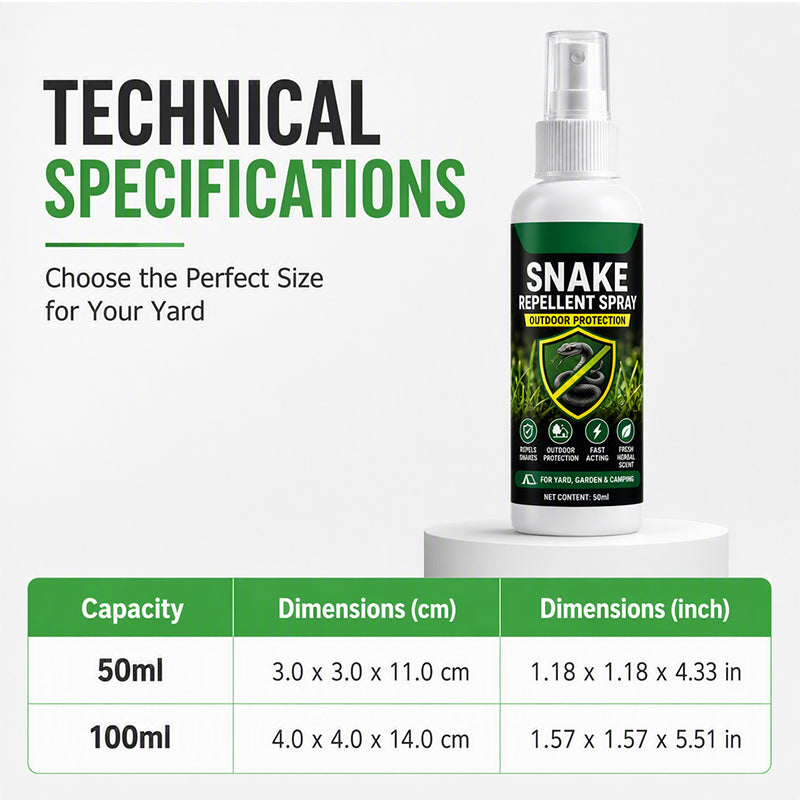 Fast-Acting Outdoor Snake Repellent Spray