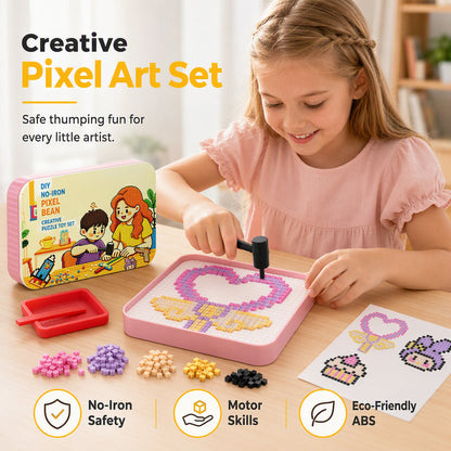 No-Iron DIY Pixel Beads Craft Kit