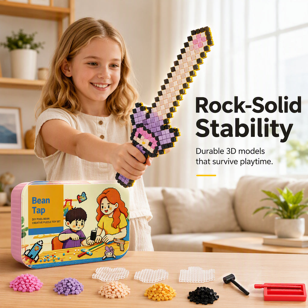 No-Iron DIY Pixel Beads Craft Kit