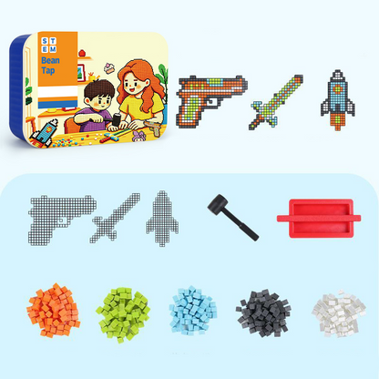 No-Iron DIY Pixel Beads Craft Kit
