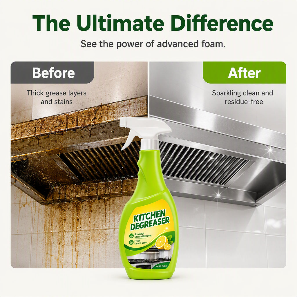 Multi-Purpose Kitchen Heavy Oil Foam Cleaner