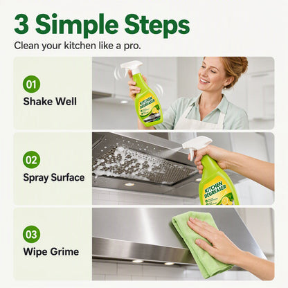 Multi-Purpose Kitchen Heavy Oil Foam Cleaner