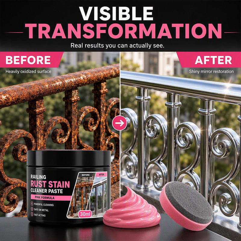 Railing Rust Stain Cleaner Paste