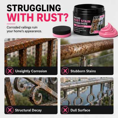 Railing Rust Stain Cleaner Paste