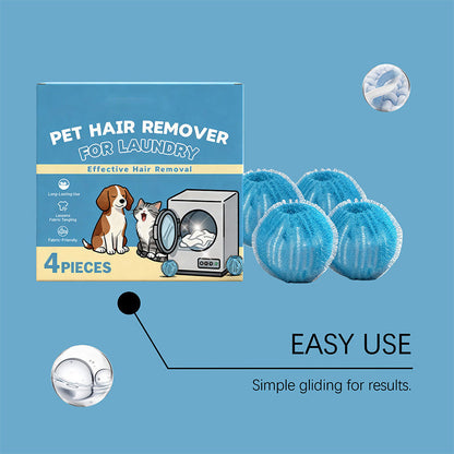 Catch Pet Hair Instantly! No-Snag Reusable Laundry Balls