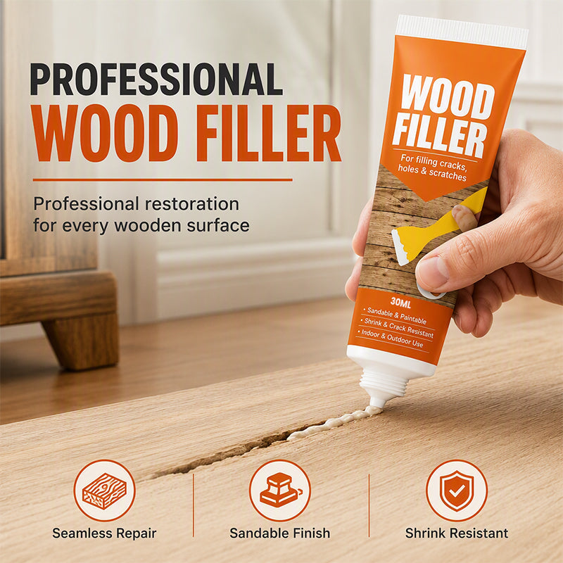 Wood Filler for Cracks and Holes