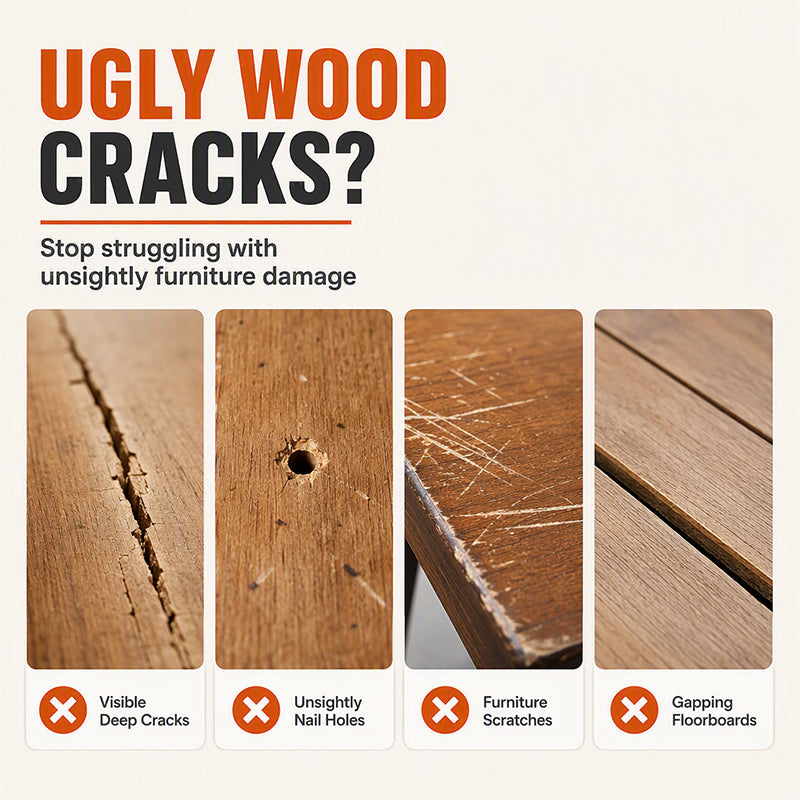 Wood Filler for Cracks and Holes