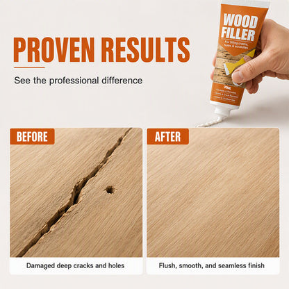 Wood Filler for Cracks and Holes