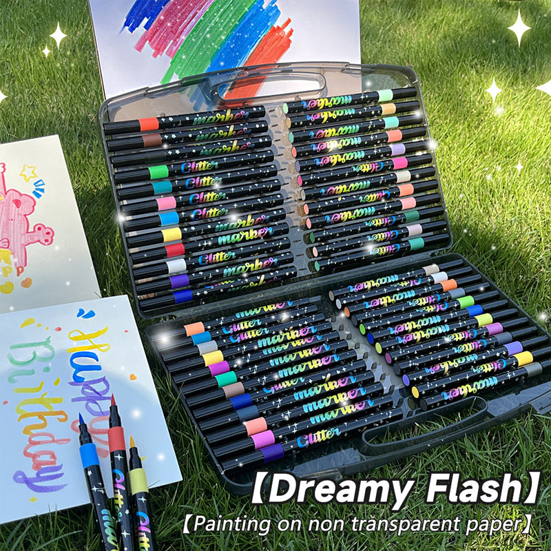 Glitter Art Stiftenset voor Knutselen & Tekenen