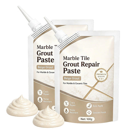 Beige Marble Tile Grout Repair Paste