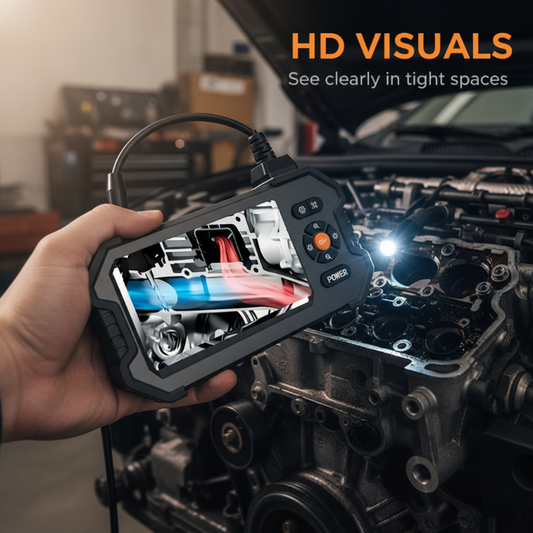Portable 1080P HD Endoscope Camera with 4.3" Screen