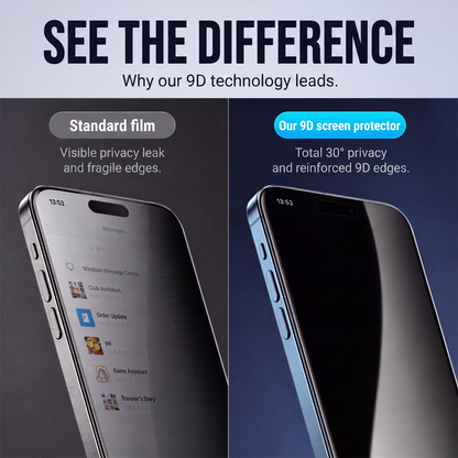 📢📢 50% OFF! 🛡️ Privacy Tempered Glass Screen Protector – 30° Anti-Peep Protection & Automatic Dust Removal for Easy Installation ✨