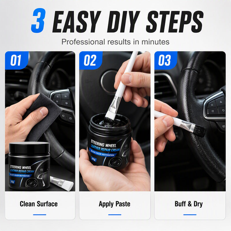 Car Steering Wheel Leather Repair Cream