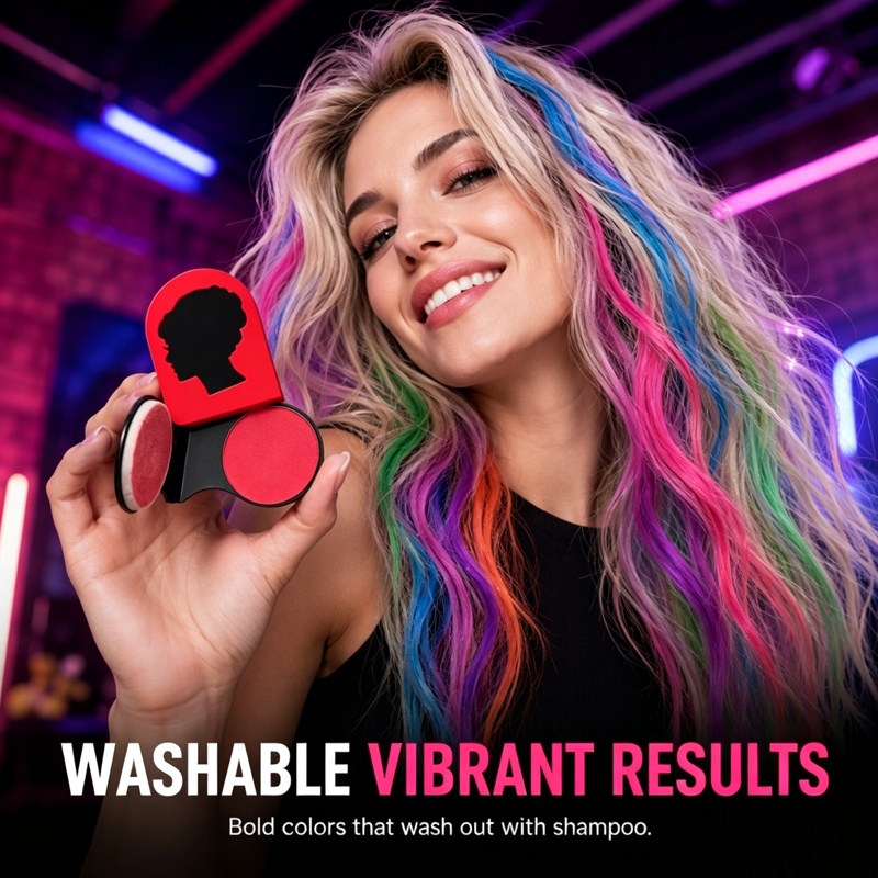Portable Washable Hair Dye Powder