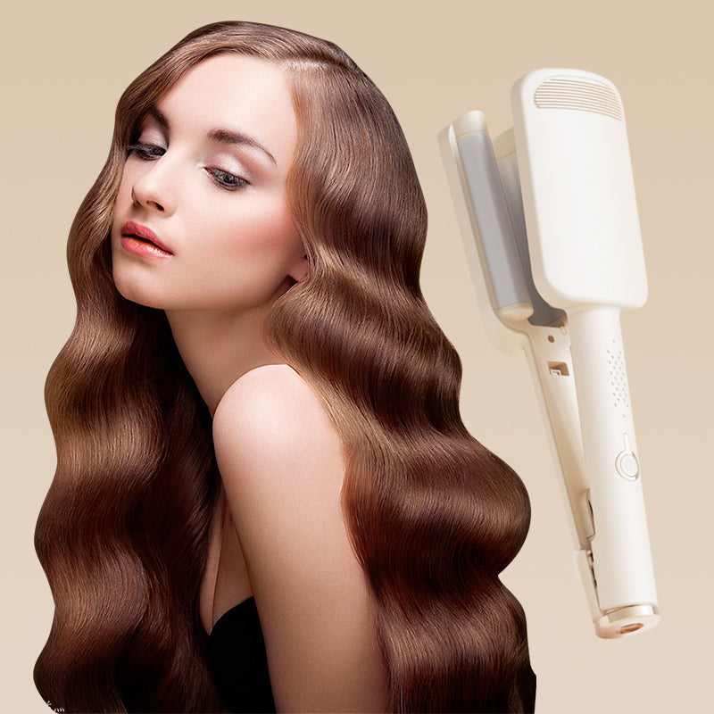 🌸32MM Wavy Hair Curler – Big Bouncy Curls, 4 Adjustable Heat Settings & Negative Ion Care – Salon-Quality Styling at Home 💇‍♀️