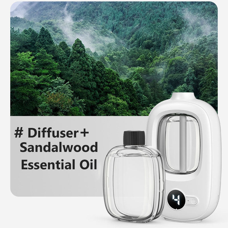 🌿 Automatic Aromatherapy Diffuser – 4-Level Timed USB Fragrance Sprayer