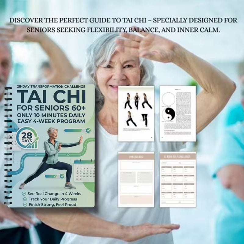 🧘Tai Chi Practice Book for Seniors & Beginners