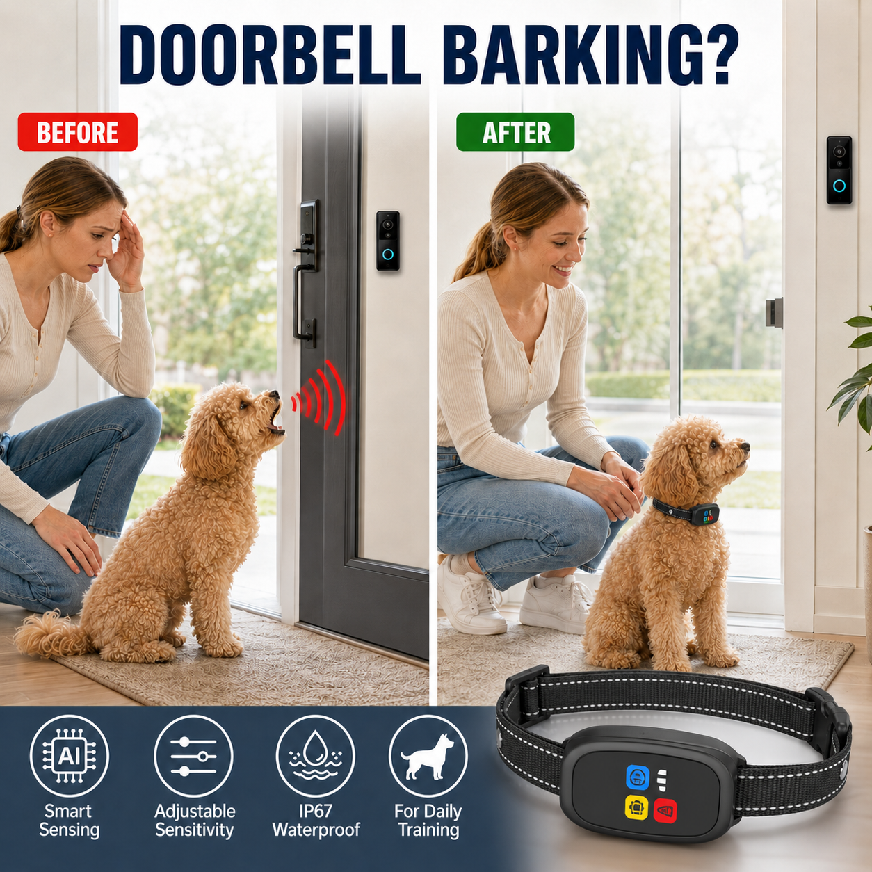 🐶🔔Smart Anti-Bark Collar for Dogs