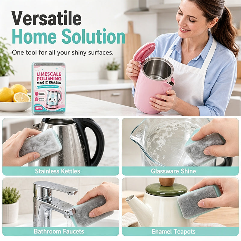 Limescale Polishing Magic Eraser Sponge