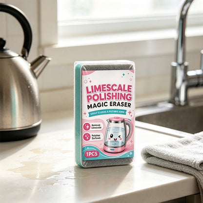 Limescale Polishing Magic Eraser Sponge