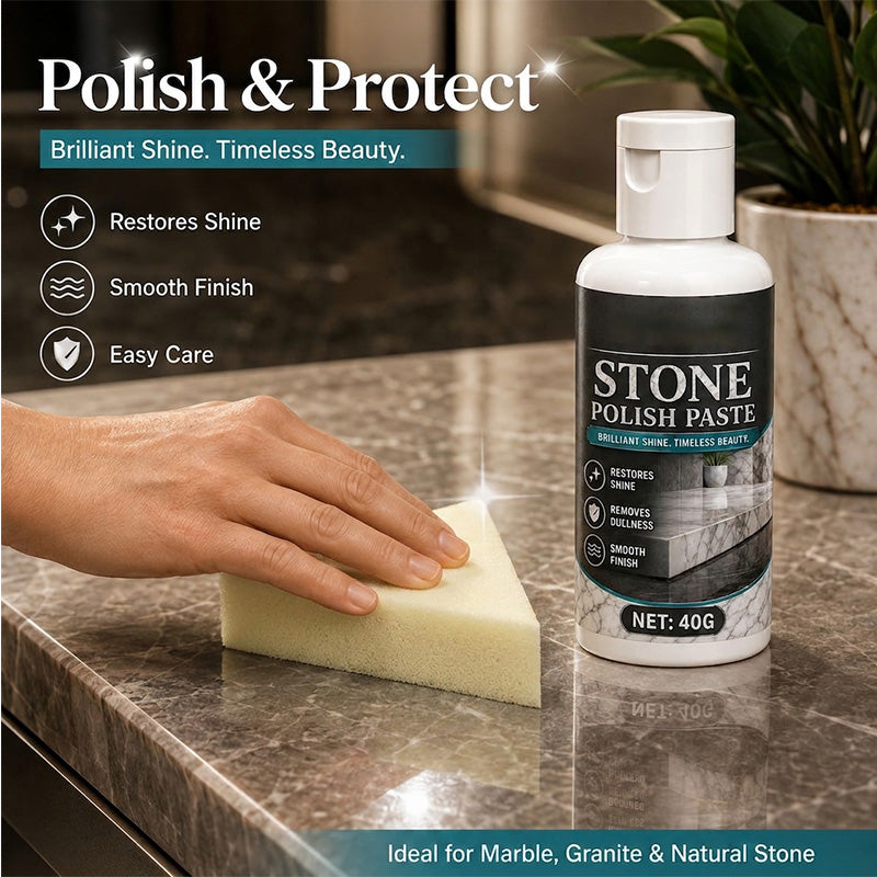 Shiny Stone Polish Cream for Marble Surfaces