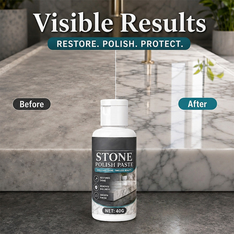 Shiny Stone Polish Cream for Marble Surfaces