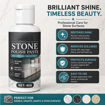 Shiny Stone Polish Cream for Marble Surfaces