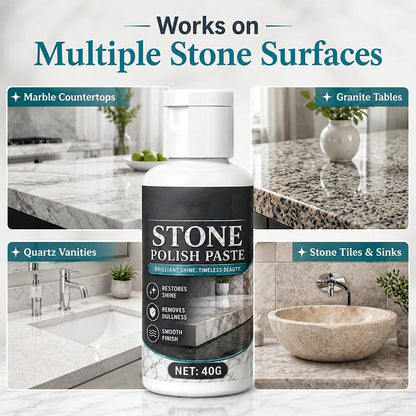 Shiny Stone Polish Cream for Marble Surfaces