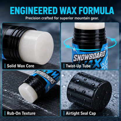 Quick Rub-On Snowboard Wax Stick