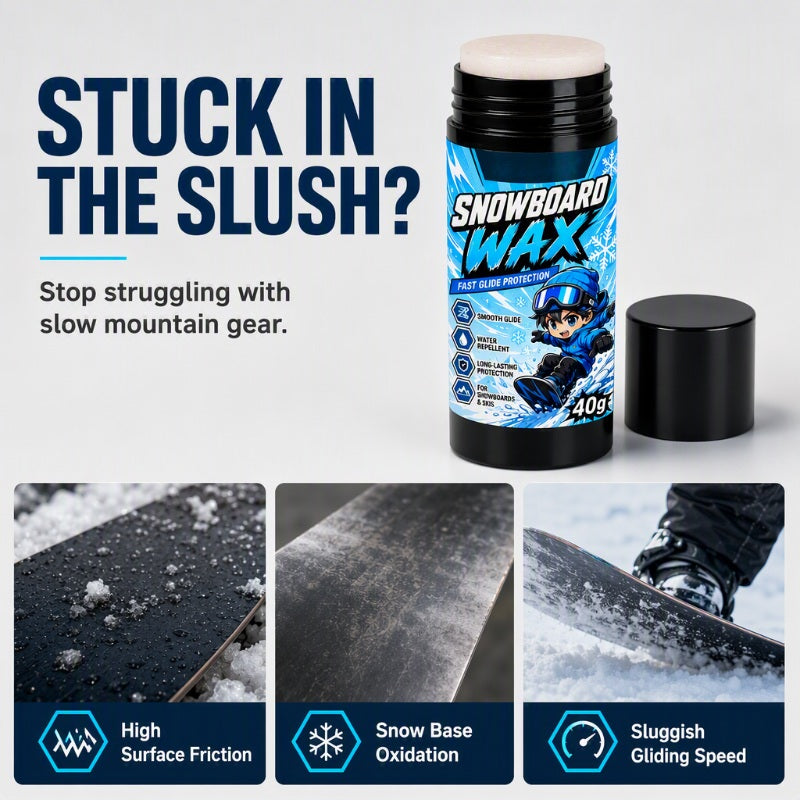 Quick Rub-On Snowboard Wax Stick