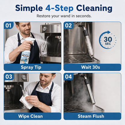Steam Wand Milk Residue Cleaner Spray