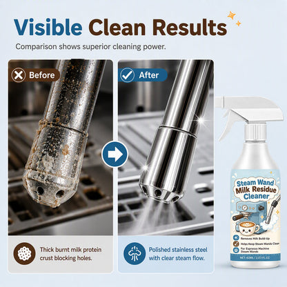 Steam Wand Milk Residue Cleaner Spray