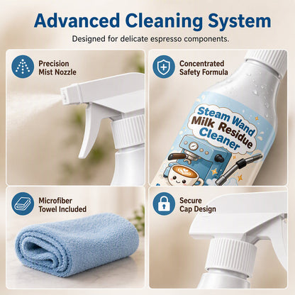 Steam Wand Milk Residue Cleaner Spray