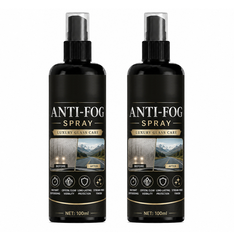 Car Glass Anti-Fog Spray for Clear Visibility