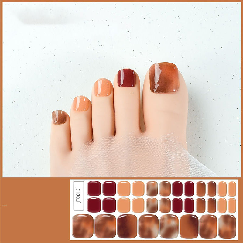 Semi-Cured Gel Toenail Stickers