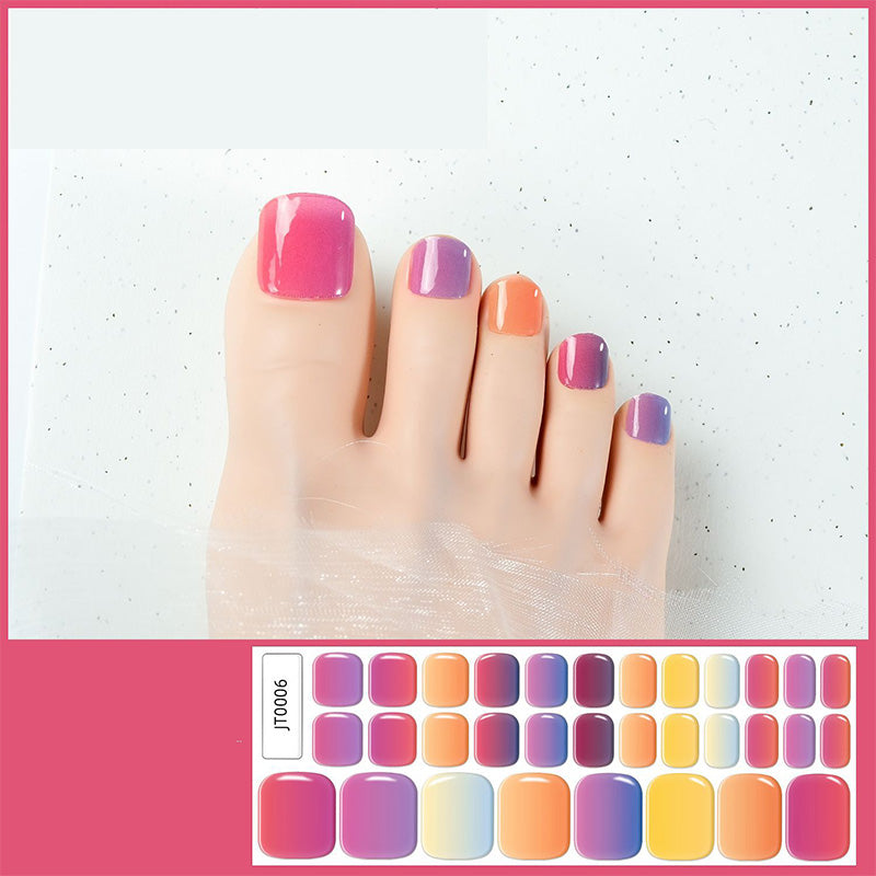 Semi-Cured Gel Toenail Stickers