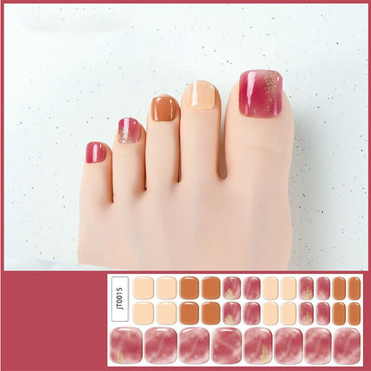 Semi-Cured Gel Toenail Stickers