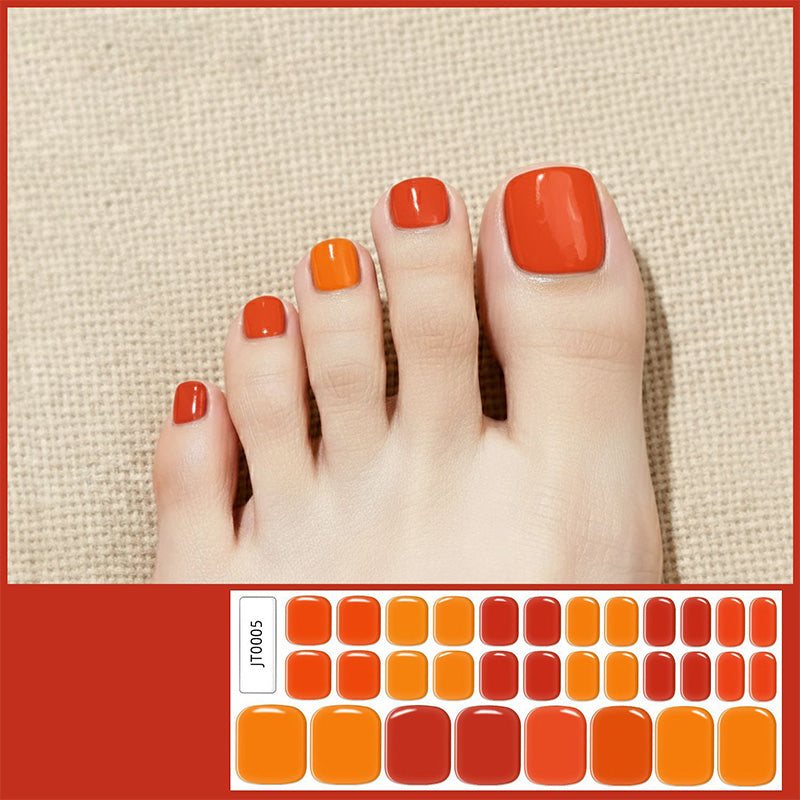 Semi-Cured Gel Toenail Stickers