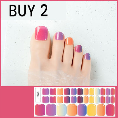 Semi-Cured Gel Toenail Stickers