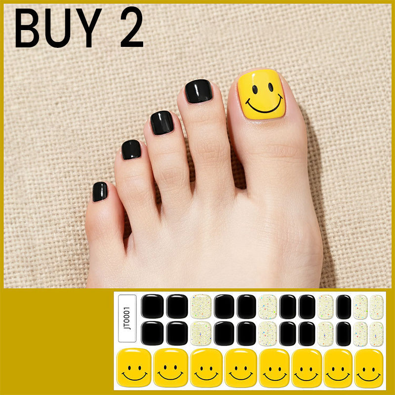 Semi-Cured Gel Toenail Stickers