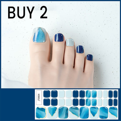 Semi-Cured Gel Toenail Stickers